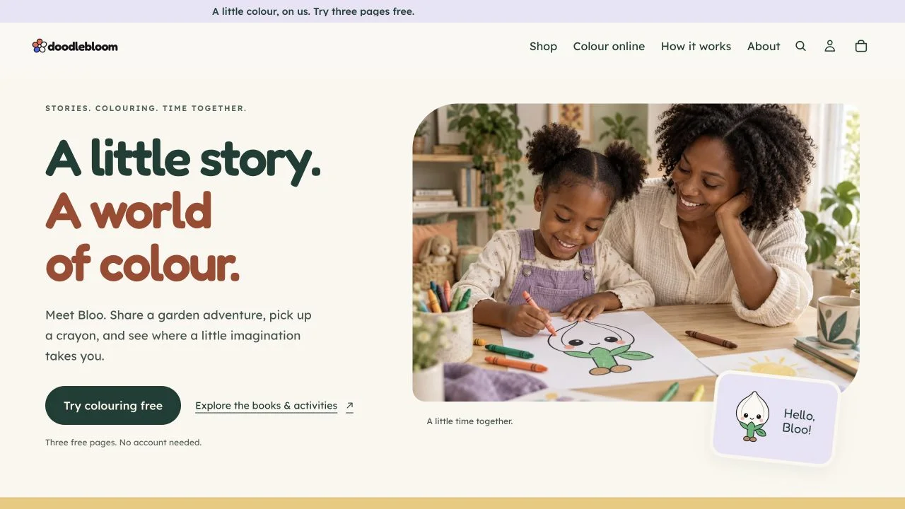 Doodlebloom creative storefront
